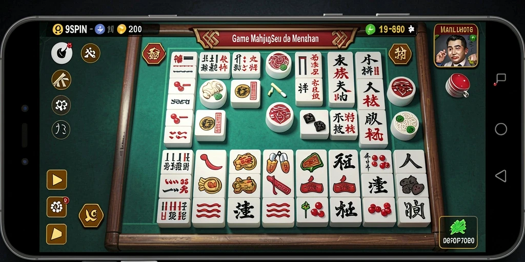 Screenshot gameplay 98SPIN yang menampilkan aksi Mahjong seru.