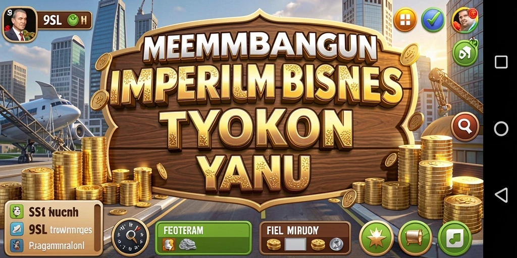 Gameplay Tycoon yang mendebarkan dan penuh strategi.