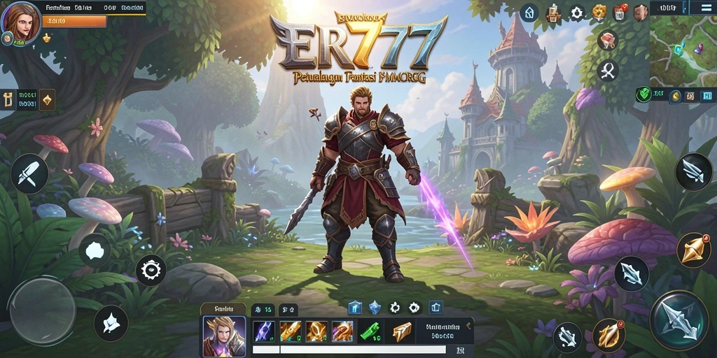 Tampilan gameplay ER777 yang menakjubkan dalam dunia MMORPG.