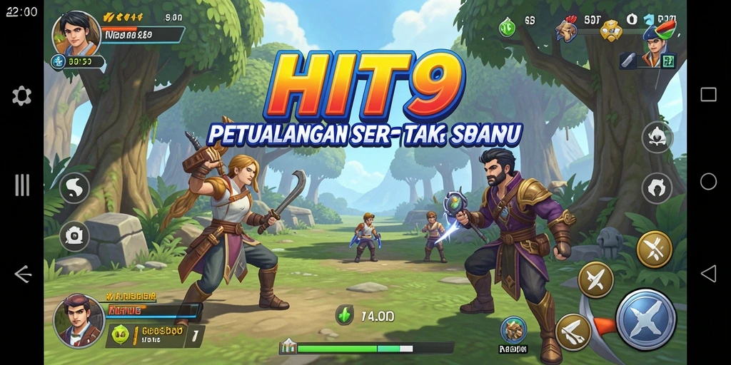 Screenshot gameplay HIT9 yang menampilkan petualangan yang mendebarkan.