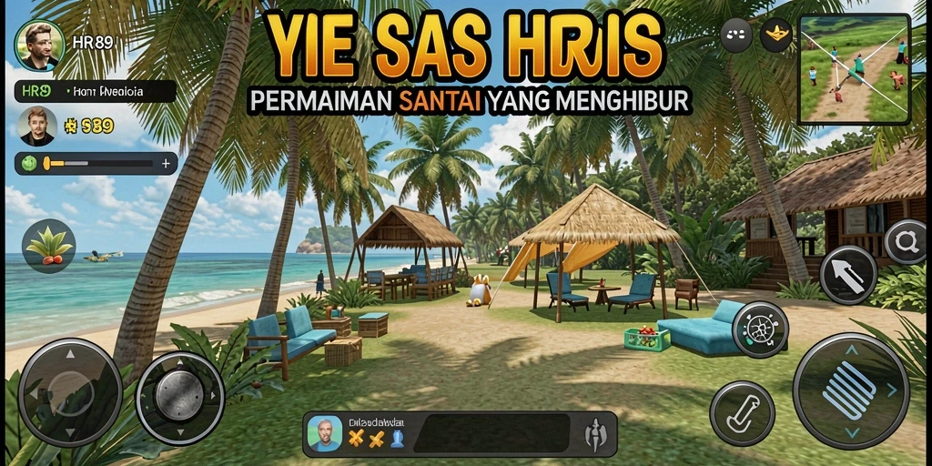 Tampilan gameplay yang ceria dan menghibur di HR89.