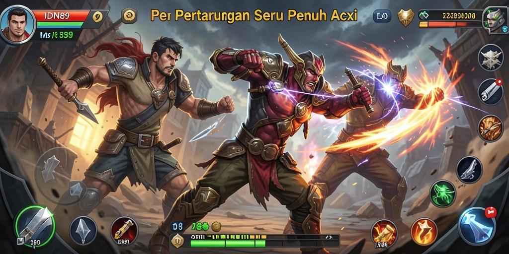 Tampilan menarik dan action penuh adrenalin di IDN89.
