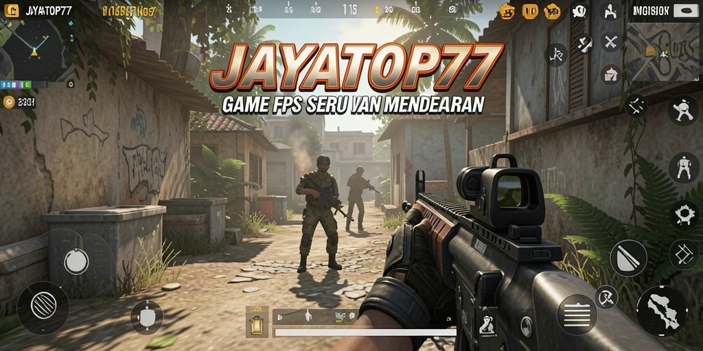 Screenshot gameplay JAYATOP77 menampilkan aksi pertempuran yang intens.