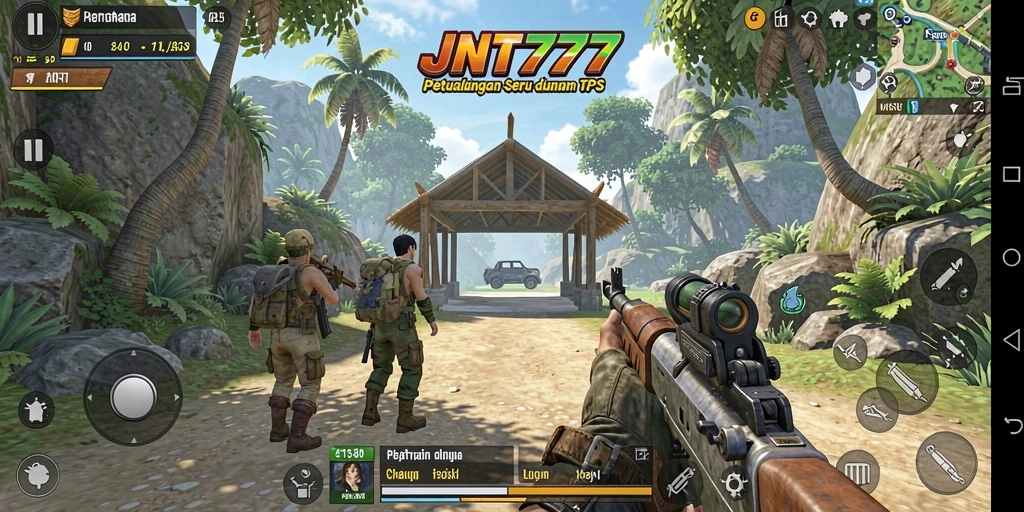 Tampilan gameplay seru di JNT777 dengan aksi mendebarkan.