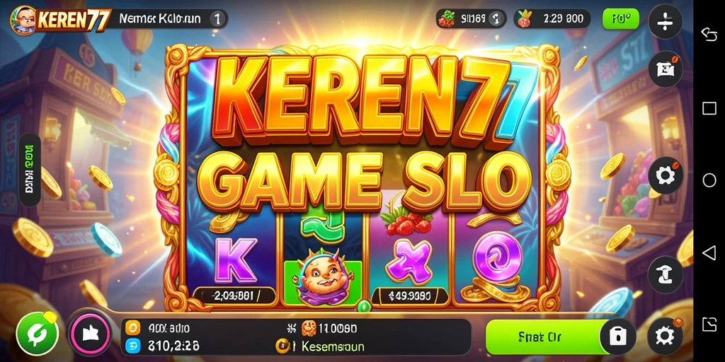 Tampilan permainan KEREN77 yang menarik dan penuh warna.