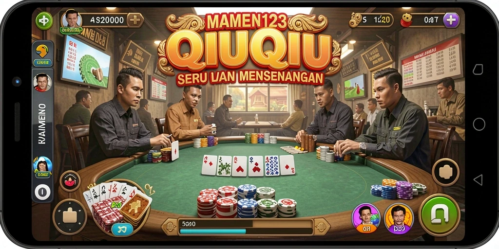 Tampilan gameplay seru dalam MAMEN123 yang menarik.