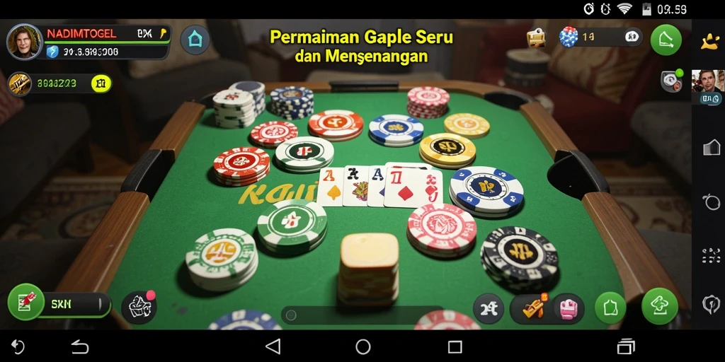 Tampilan gameplay seru dari NADIMTOGEL yang memukau