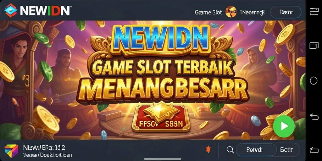Tampilan menarik dari gameplay slot di NEWIDN yang penuh warna.