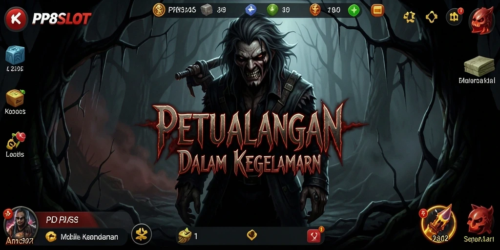Tampilan mendebarkan dari gameplay PP8SLOT yang penuh horor.