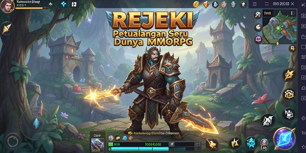 Tampilan menarik dari gameplay <strong>REJEKI</strong> yang menampilkan dunia MMORPG.