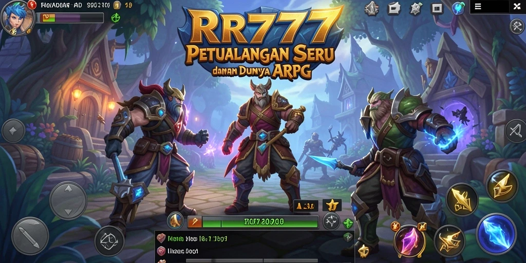 Tampilan gameplay <strong>RR777</strong> yang mendebarkan di dunia ARPG.