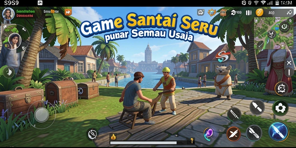 Tampilan gameplay S9S9 yang menarik dan penuh warna.