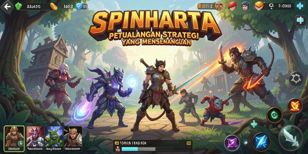 Gameplay seru dan interaktif di SPINHARTA.