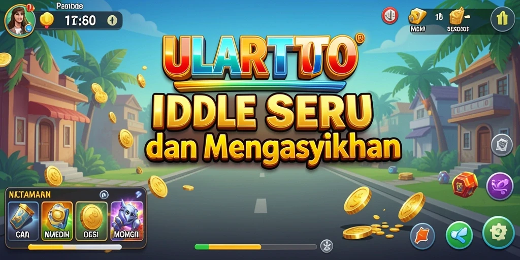 Tampilan gameplay ULARTOTO yang menarik dan seru.