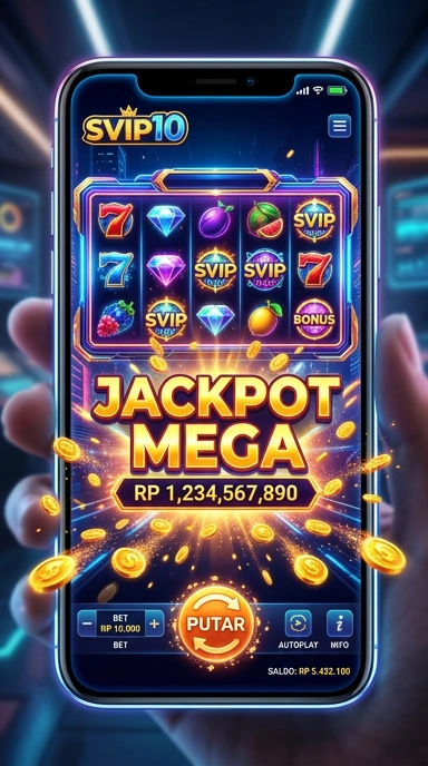 Screenshot tampilan utama aplikasi svip10.